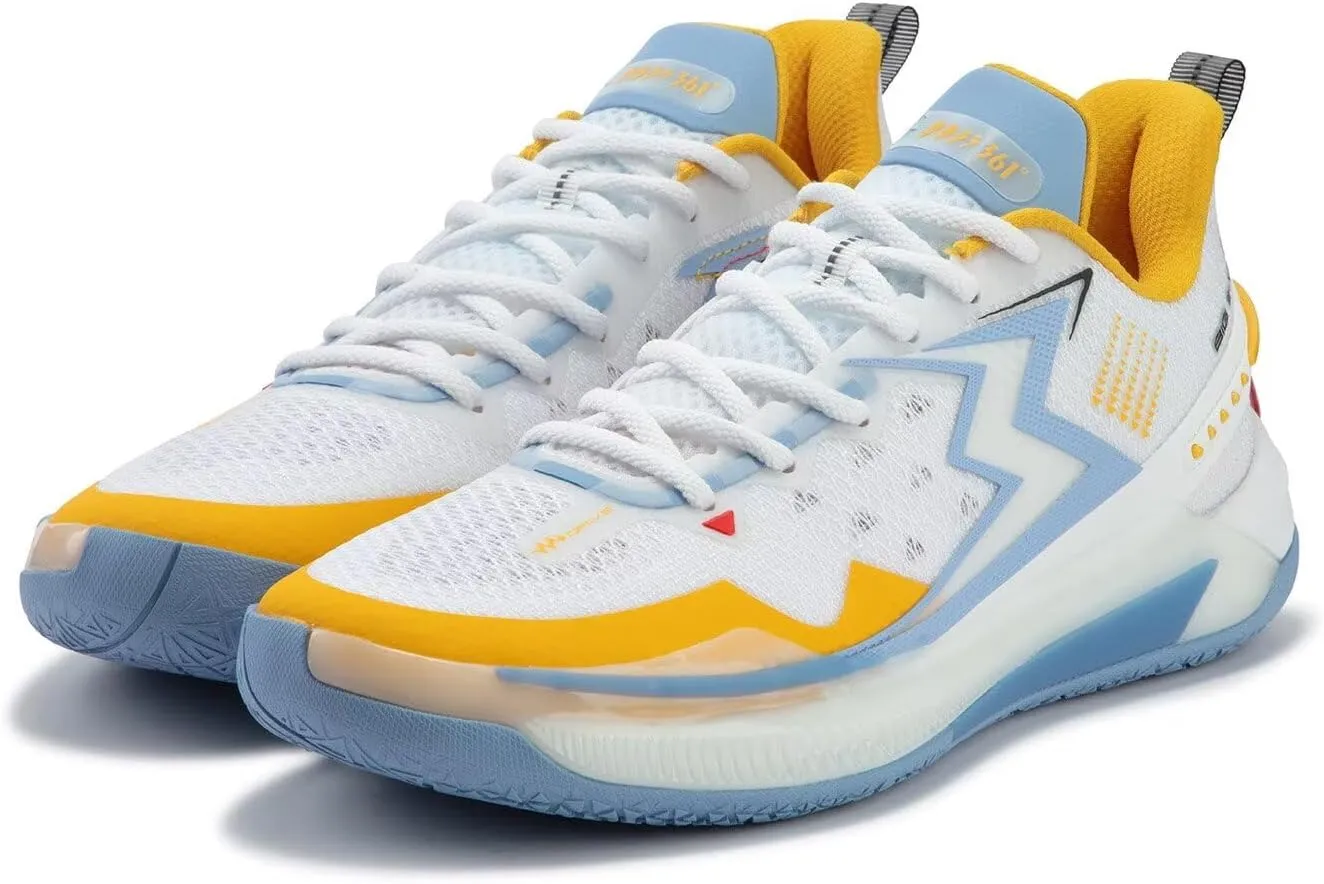 361 Big3 5.0 Quick Basketball Shoes for Men Breathable Outdoor Sneakers Cushioning,Anti Slip Practice Student Sports Shoes for Teens and Adults,Caldwell Pope Zapatillas de baloncesto Hombre