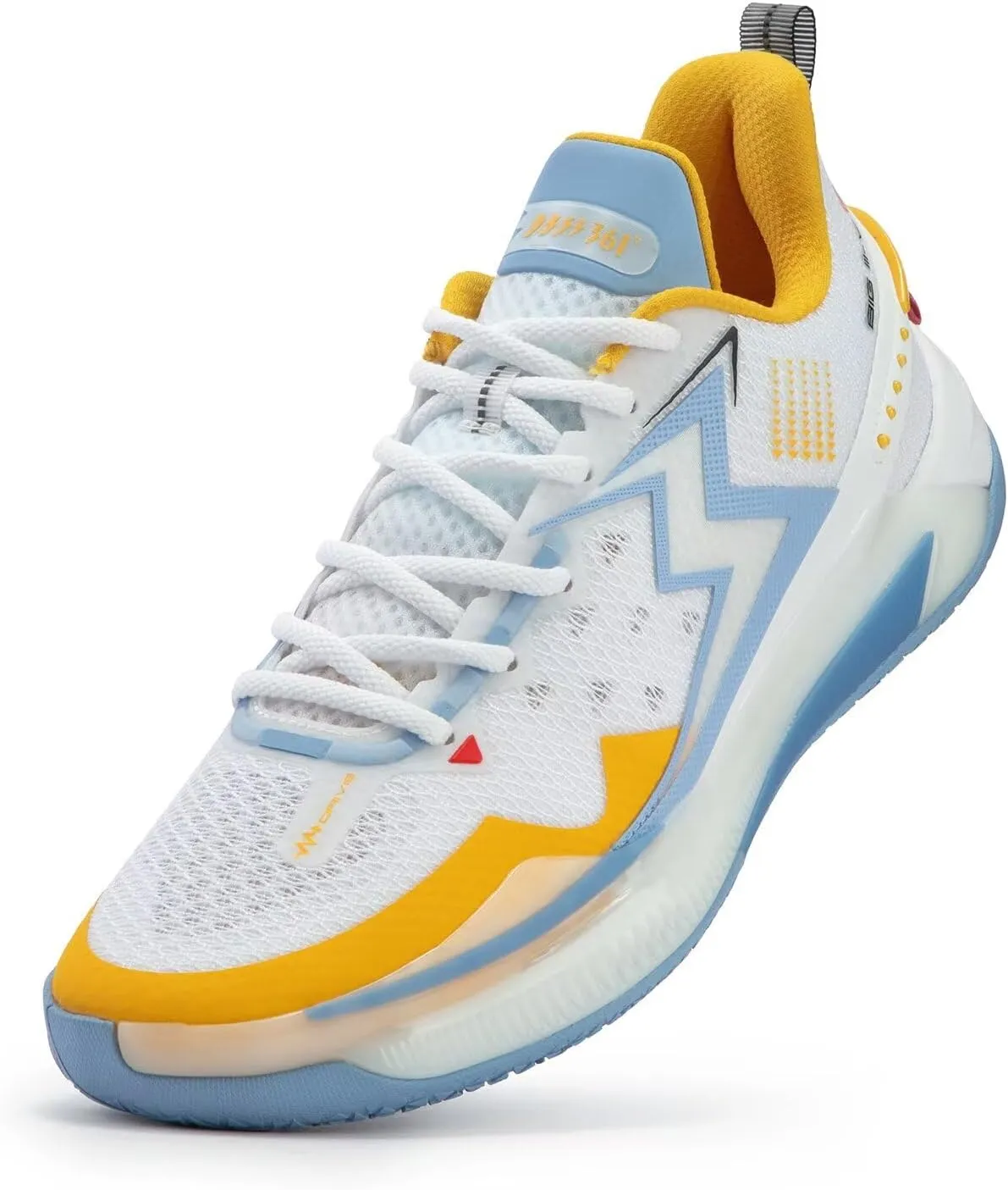 361 Big3 5.0 Quick Basketball Shoes for Men Breathable Outdoor Sneakers Cushioning,Anti Slip Practice Student Sports Shoes for Teens and Adults,Caldwell Pope Zapatillas de baloncesto Hombre