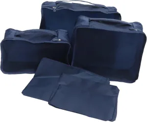 6pcs Storage Bag Set Clothes Storage Bag Large Capacity Portable Clothes Organizer for Home and Travel
