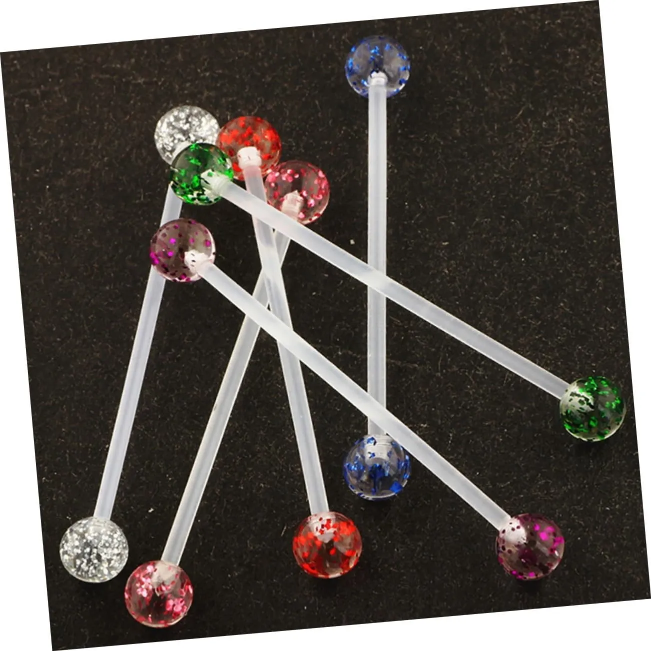 6pcs Tongue Rings Tongue Ring Tongue Body Piercing Jewelry Tongue Tongue Jewelry