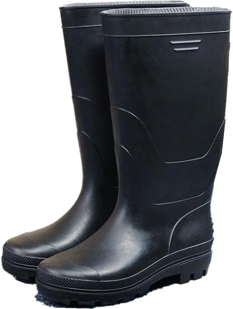 Adult Men's Antiskid Rubber Sole Waterproof Work Shoes Rain Boots