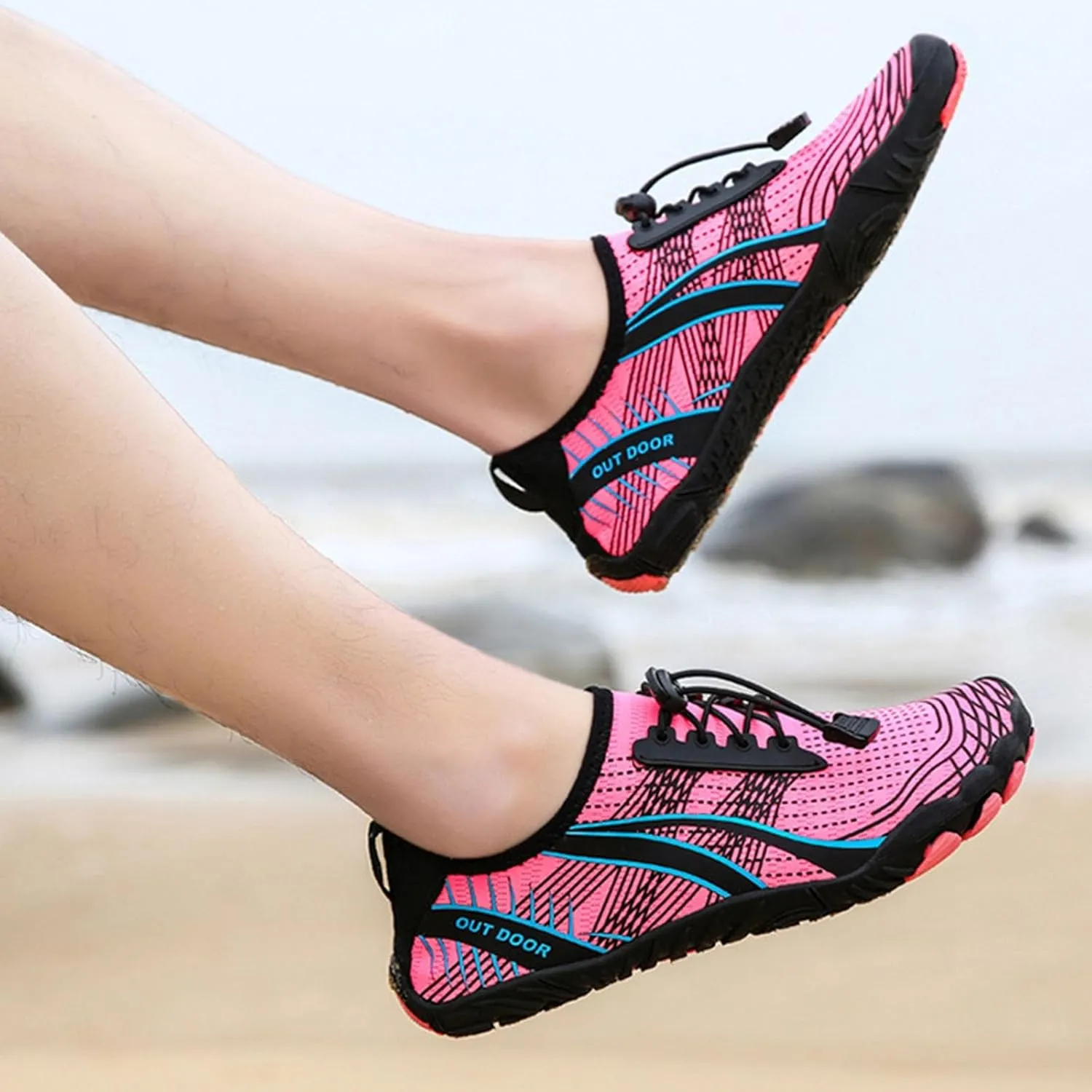 Aqua Water Shoes Quick Dry Barefoot for Women Men Beach Swim Pool Surf Yoga Hiking Lightweight Non Slip Breathable Outdoor Sports
