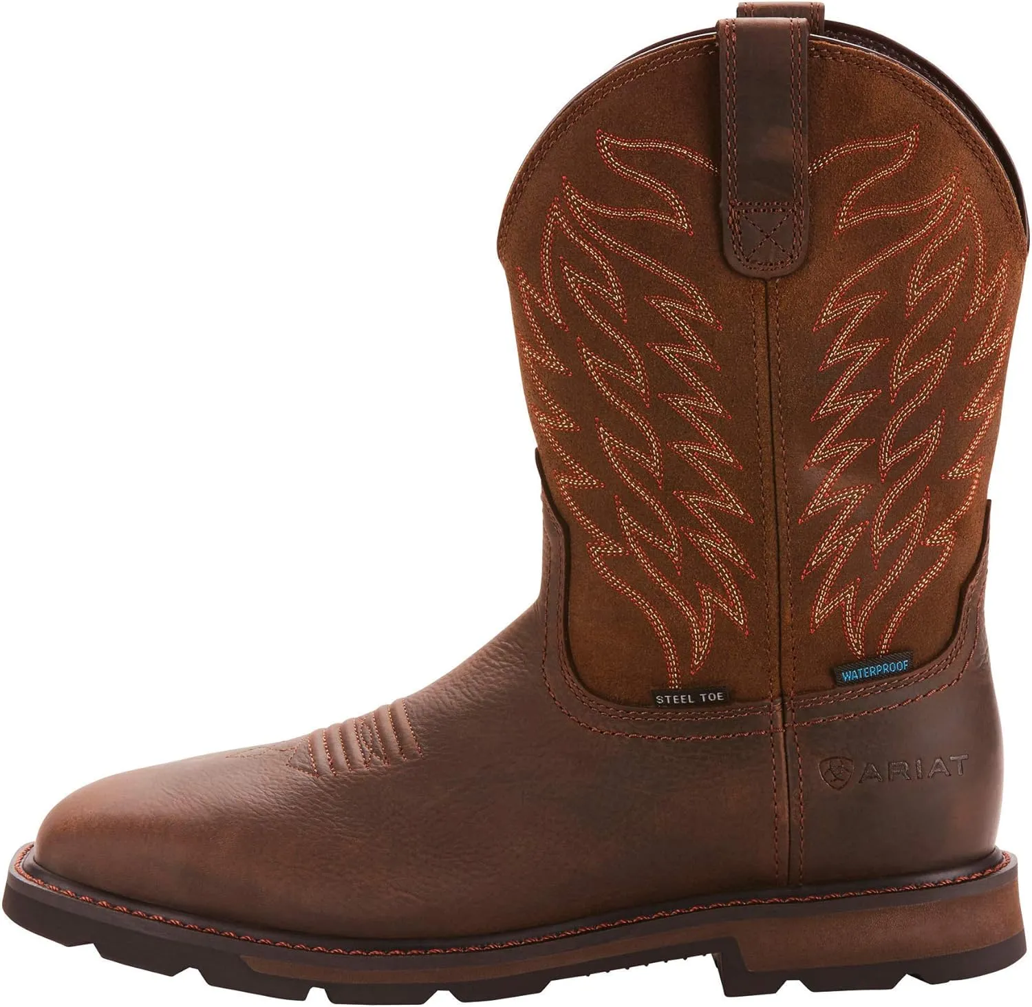 ARIAT Groundbreaker Square Toe H2O Steel Toe Mens Boot