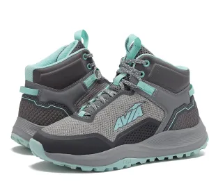 Avia Grit Sport Womens Hiking Boots, Mid Top Ankle Trail Shoes for All Weather