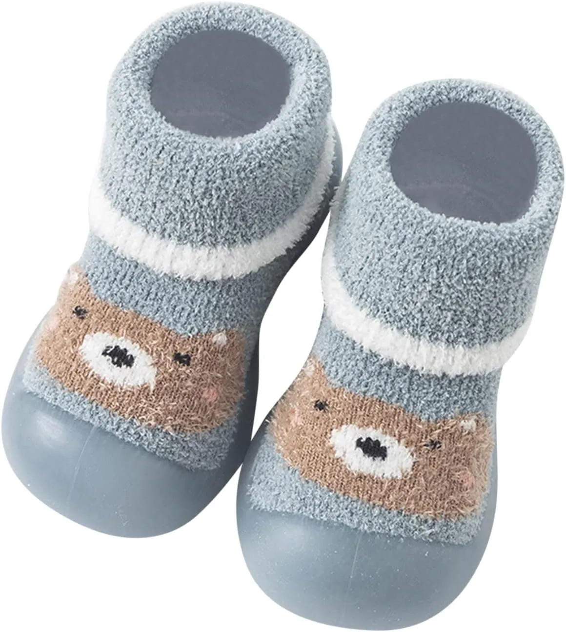 Baby Girl Shoes,Kids Boys Girl Shoes First Walkers Thickened Warm Cartoon Socks Shoes Antislip Prewalker Cute Shoes