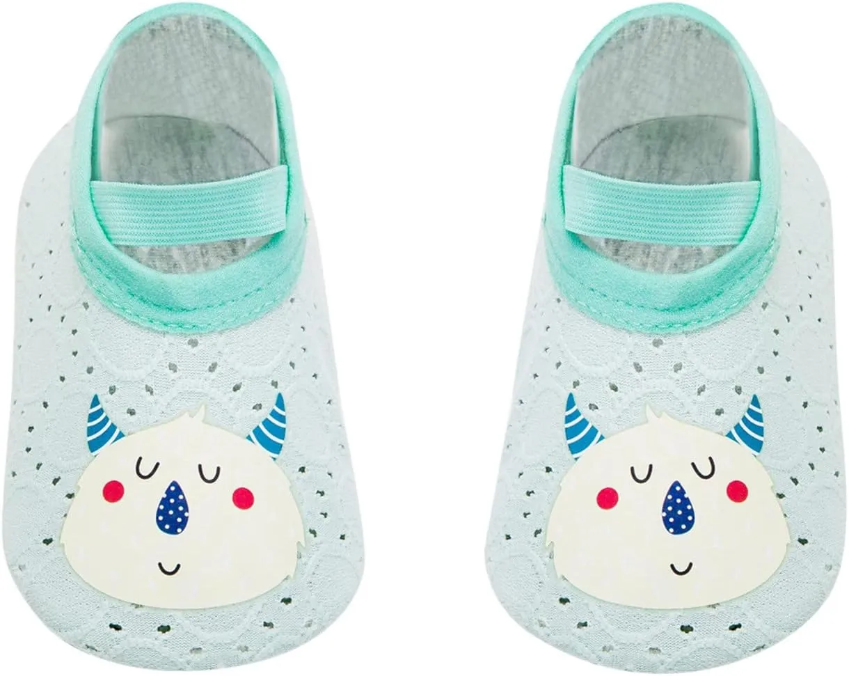 Baby Girl Shoes,Kids Boys Girls Cartoon Animal Pattern Socks Barefoot Shoes Socks Non Slip Floor Mesh Shoes Cute B