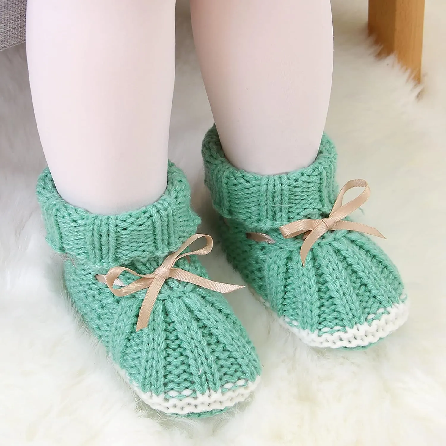 Baby Shoes Infant Baby Girls Boys Booties Warm Baby Socks Shoes Newborn Crib Shoes Baby Footwear House Shoes