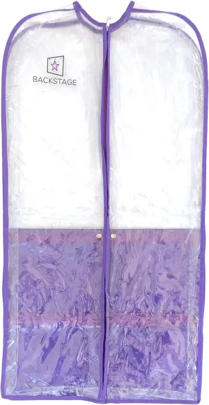 Backstage Gusseted Garment Bag - Purple