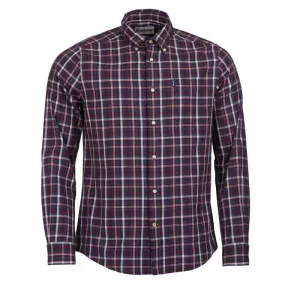 Barbour Country Check 2 Tailored Mens Shirt - Red