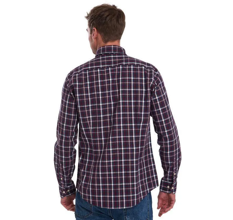 Barbour Country Check 2 Tailored Mens Shirt - Red