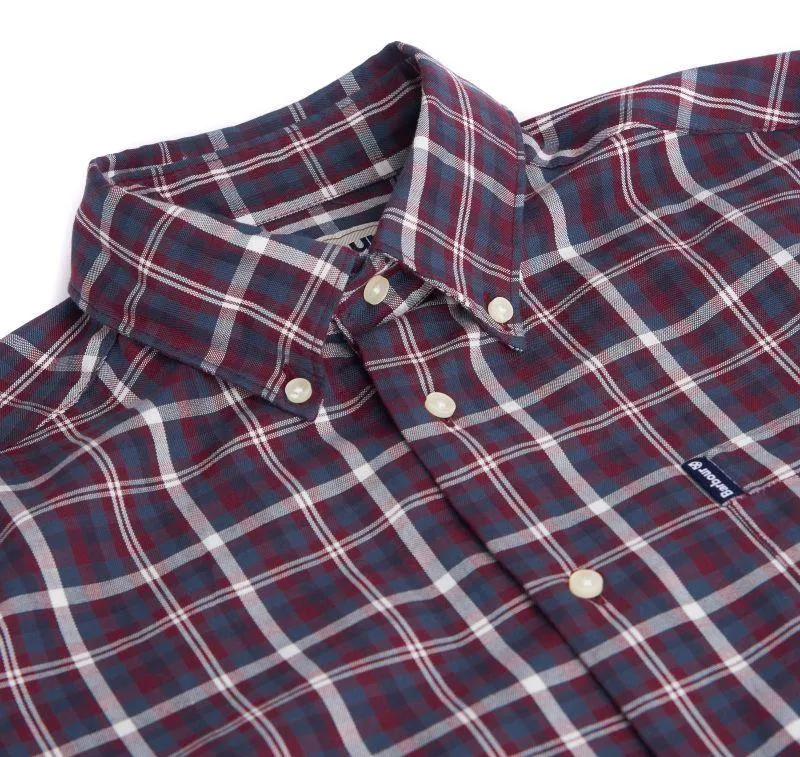 Barbour Country Check 2 Tailored Mens Shirt - Red