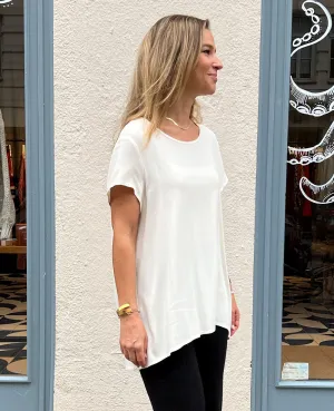 BLOUSE WITH SHORT SLEEVES "PHOEBE"