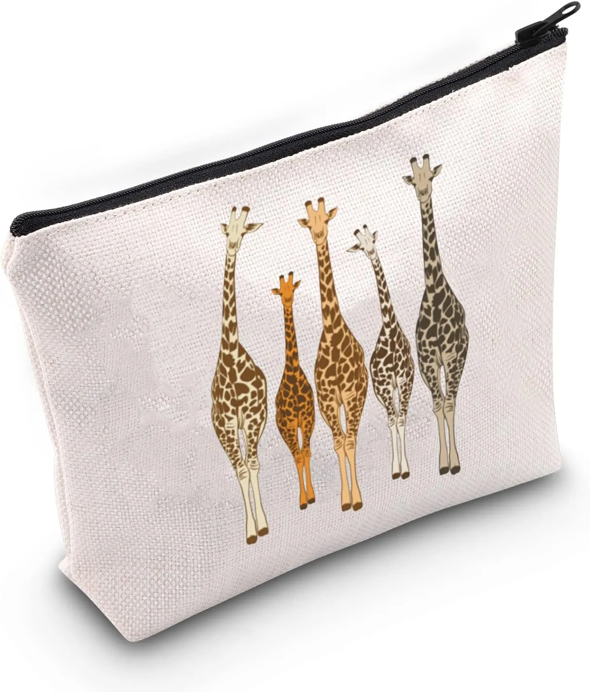 BLUPARK Funny giraffe cosmetic bag Animals lover gift giraffe zipper pouch giraffe lover gift giraffe makeup bag giraffe gifts for women(Giraffe Bag)