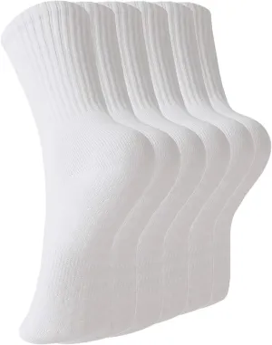 BONANGEL Pilates Socks with Grips for Women, 3 Pairs Womens Grippy Yoga Ballet Barre Hospital Gym Athletic Socks