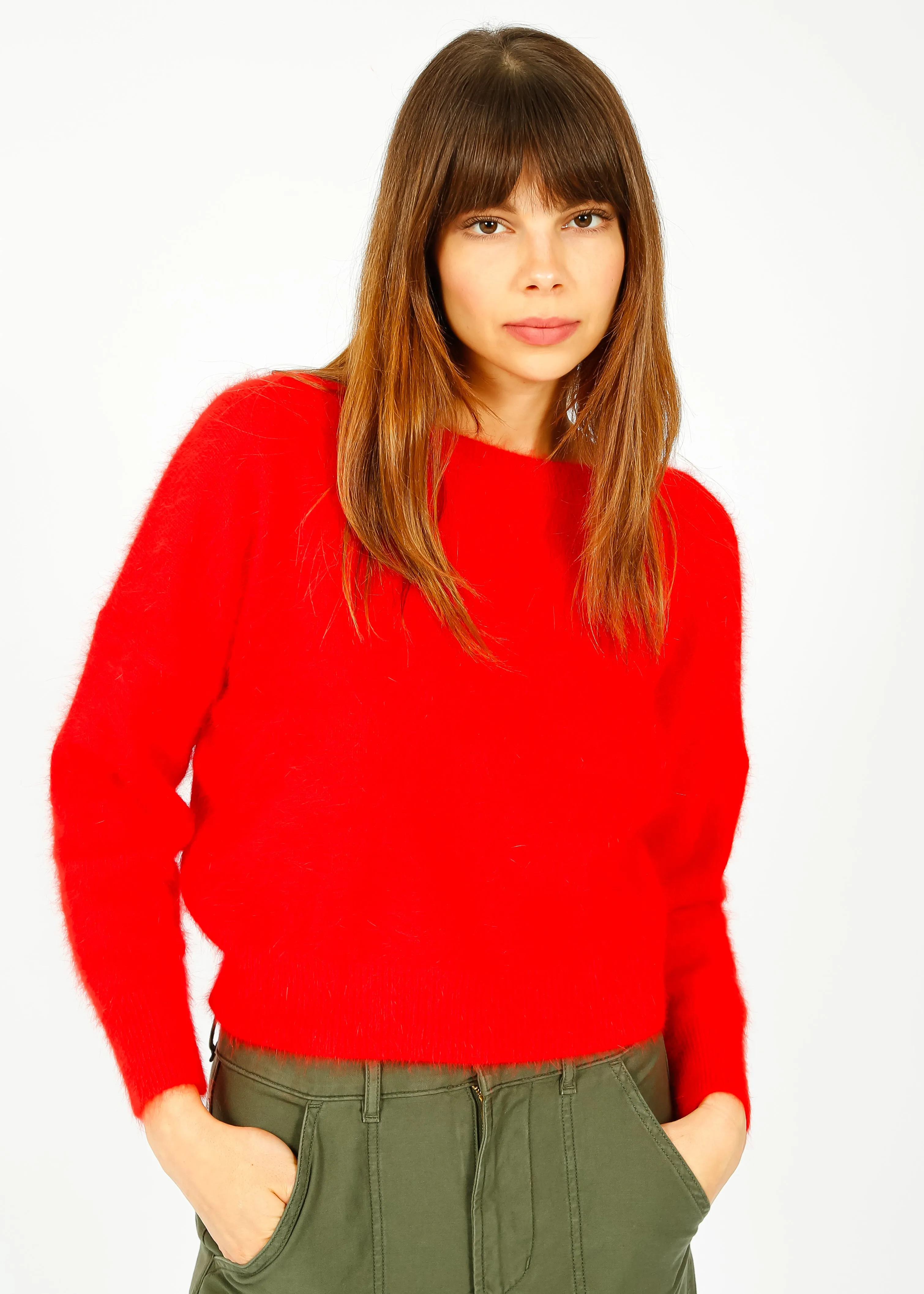 BR Datev Knit in Massai Red