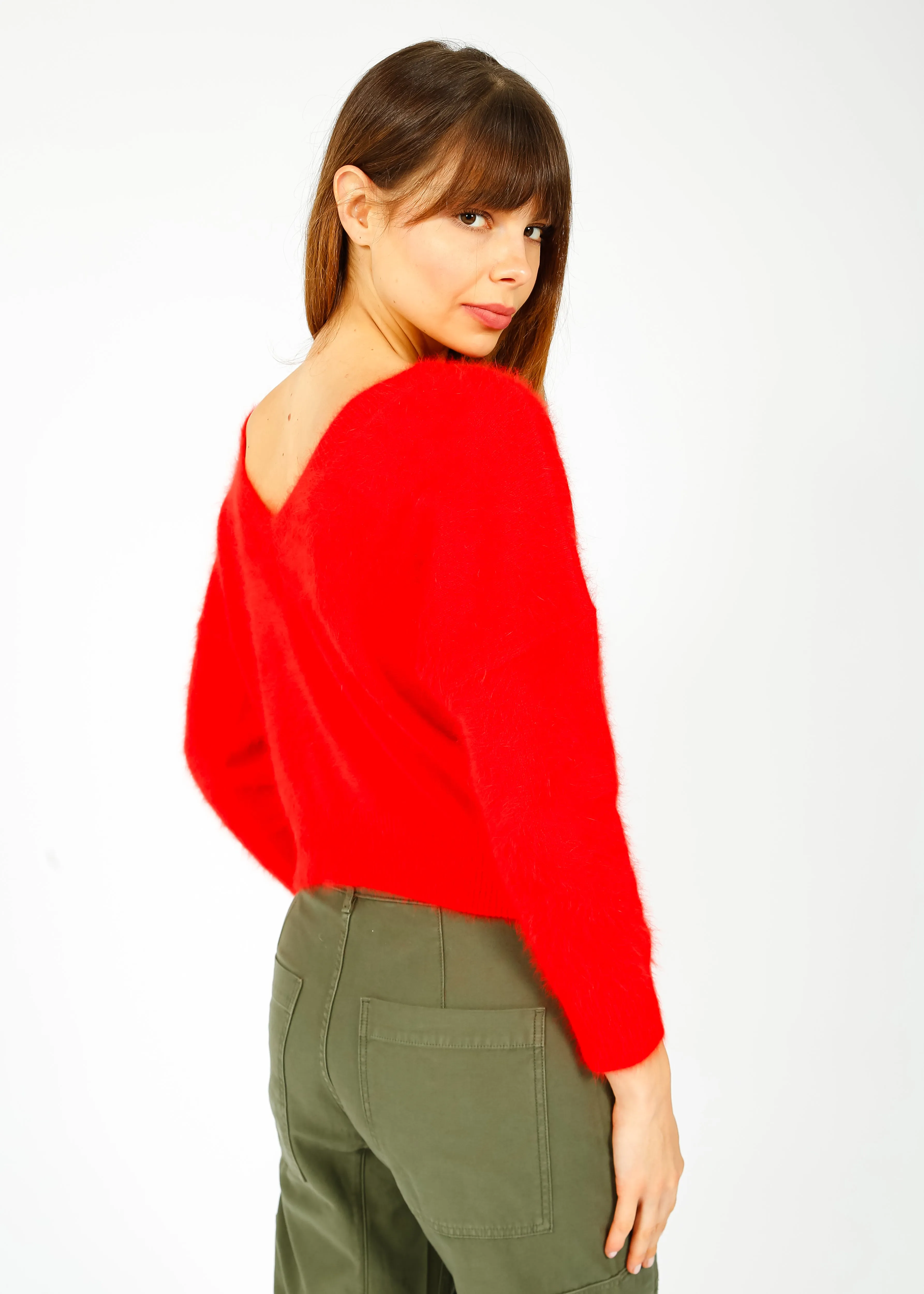 BR Datev Knit in Massai Red