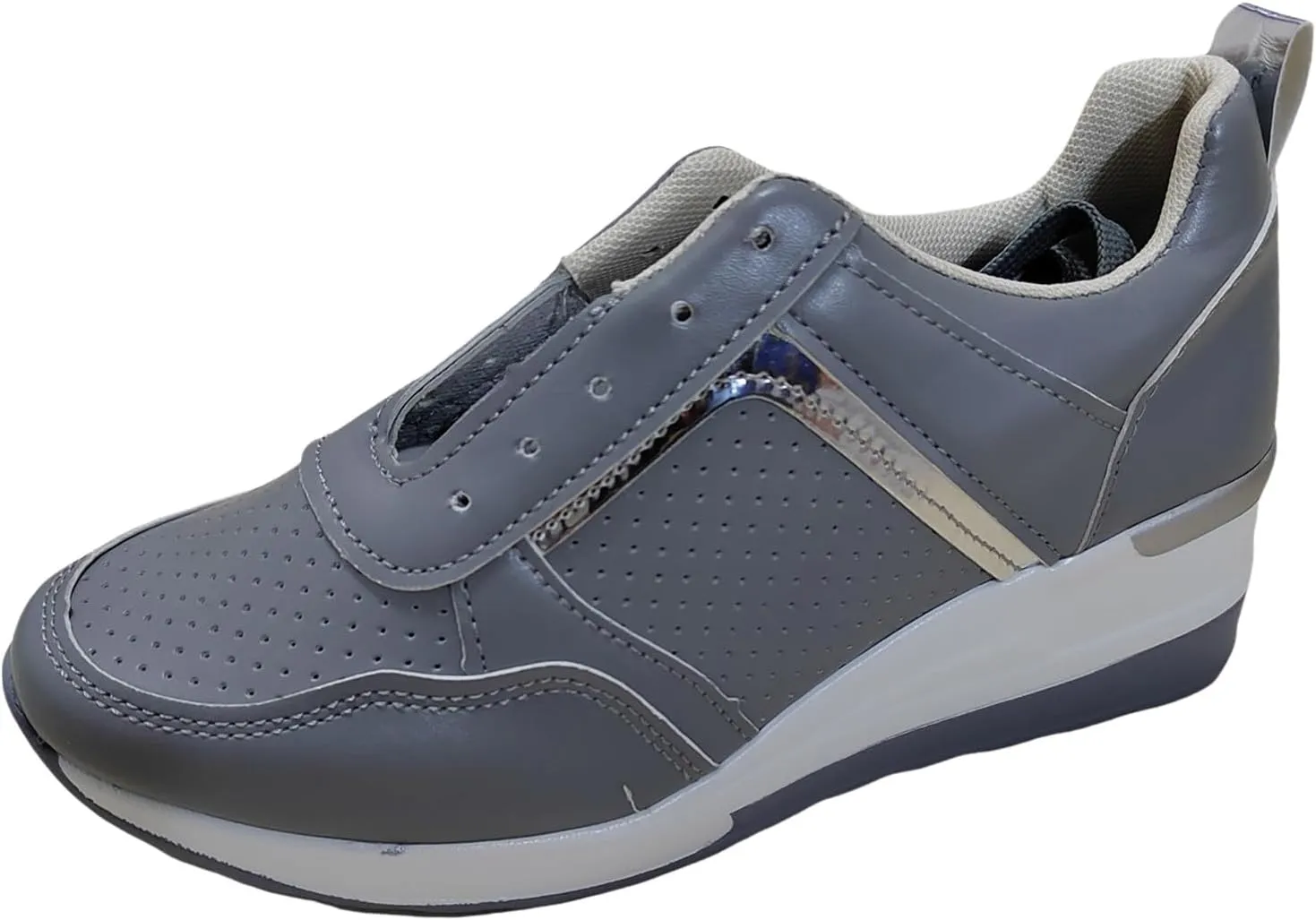 Breathable Fashion Sneakers for Women Non Slip Workout Fashion Tennis Running Sneakers Shoe for Elderly Women