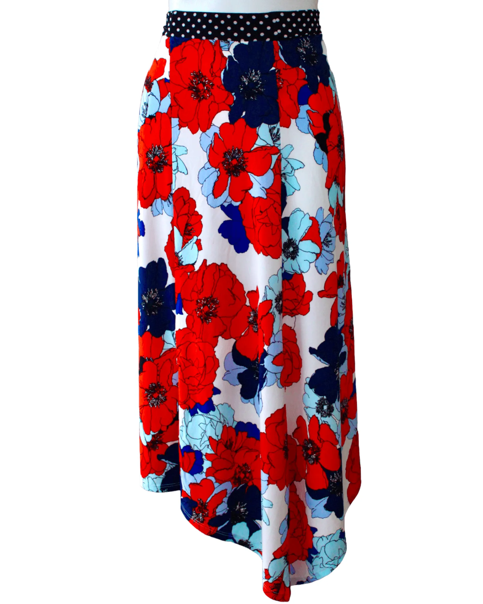 Bright Winter Floral Skirt