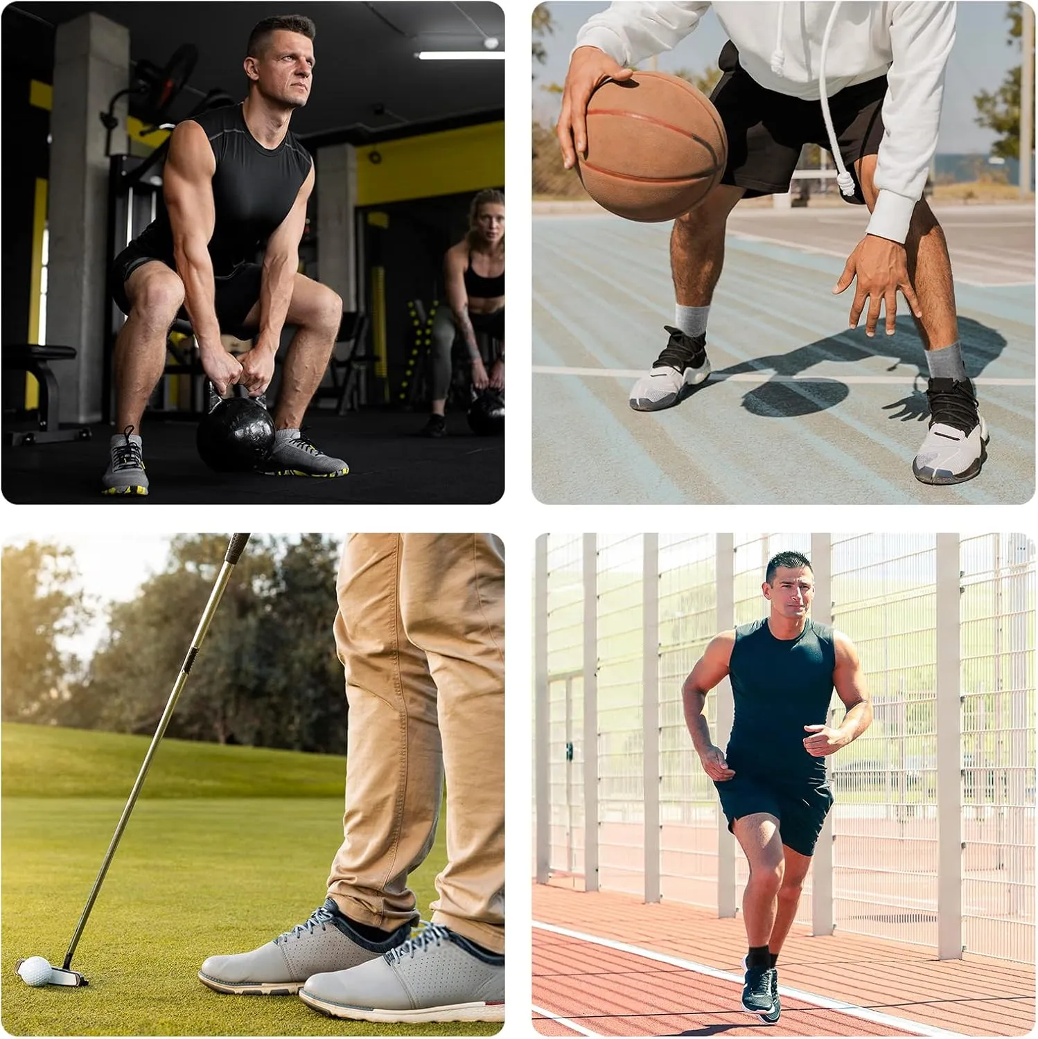 CaiDieNu Mens Toe Socks Cotton Athletic Running Five Finger Crew Socks, 5 Pairs