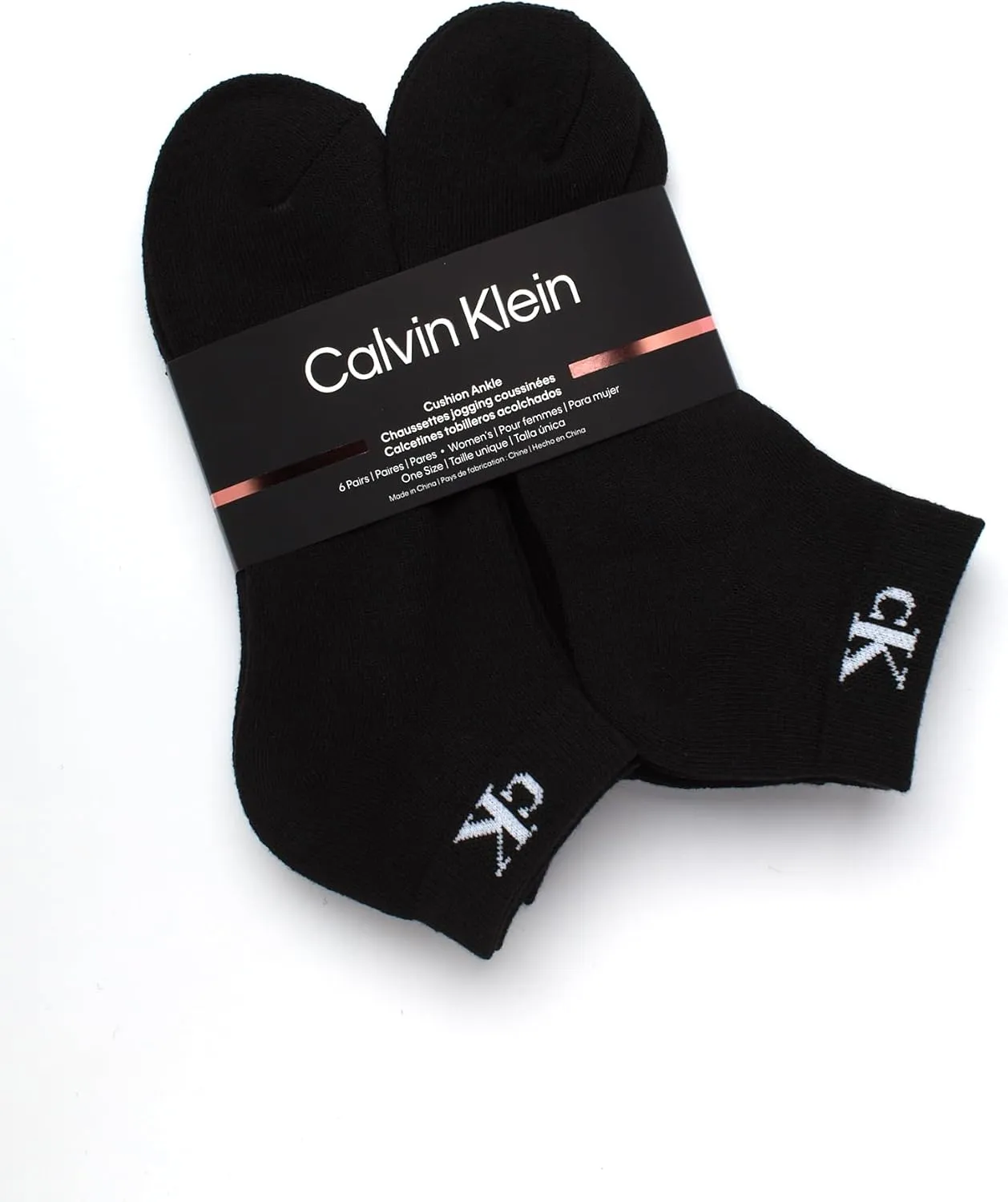 Calvin Klein Women's Quarter Socks - 12-Pack Performance Cushioned Ankle Running Socks for Womens Athletic Use (Sizes 4-10)