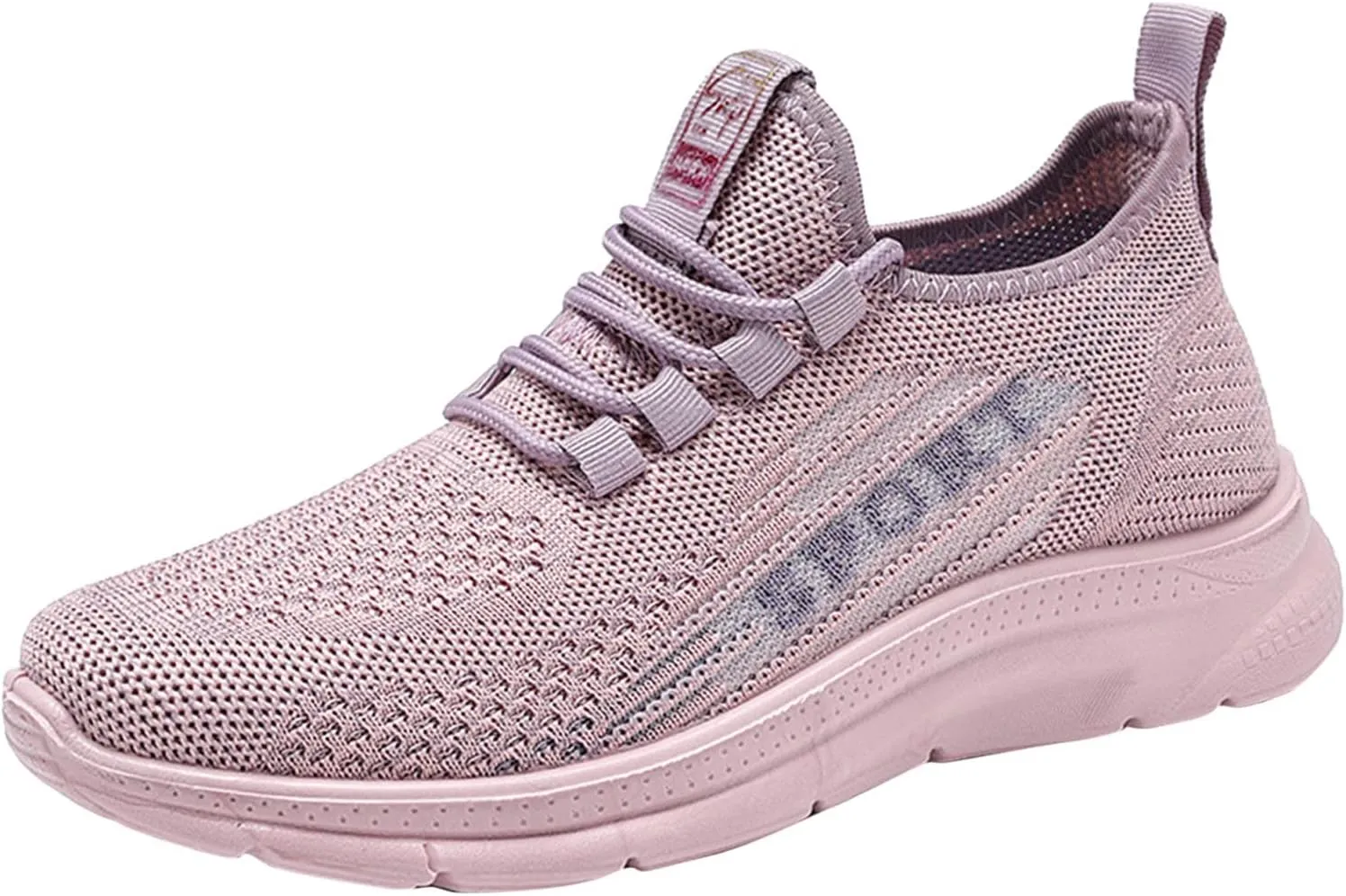 Casual Sneakers for Women Non Slip Lightweight Breathable Sneaker with Arch Support Comfortable Woven Running Shoes