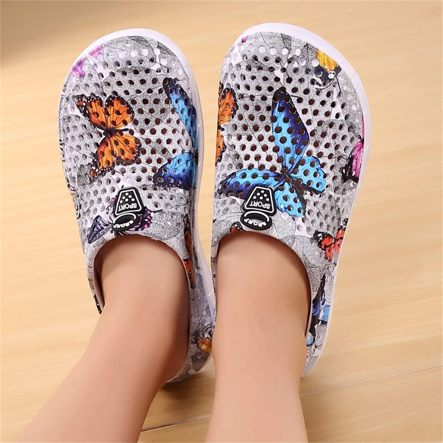 DRESER Women's Garden Clogs Breathable Shoes Bathing Shoes Beach Shoes Water Shoes Footwear Slippers Walking Shoes Home Travel Shoes