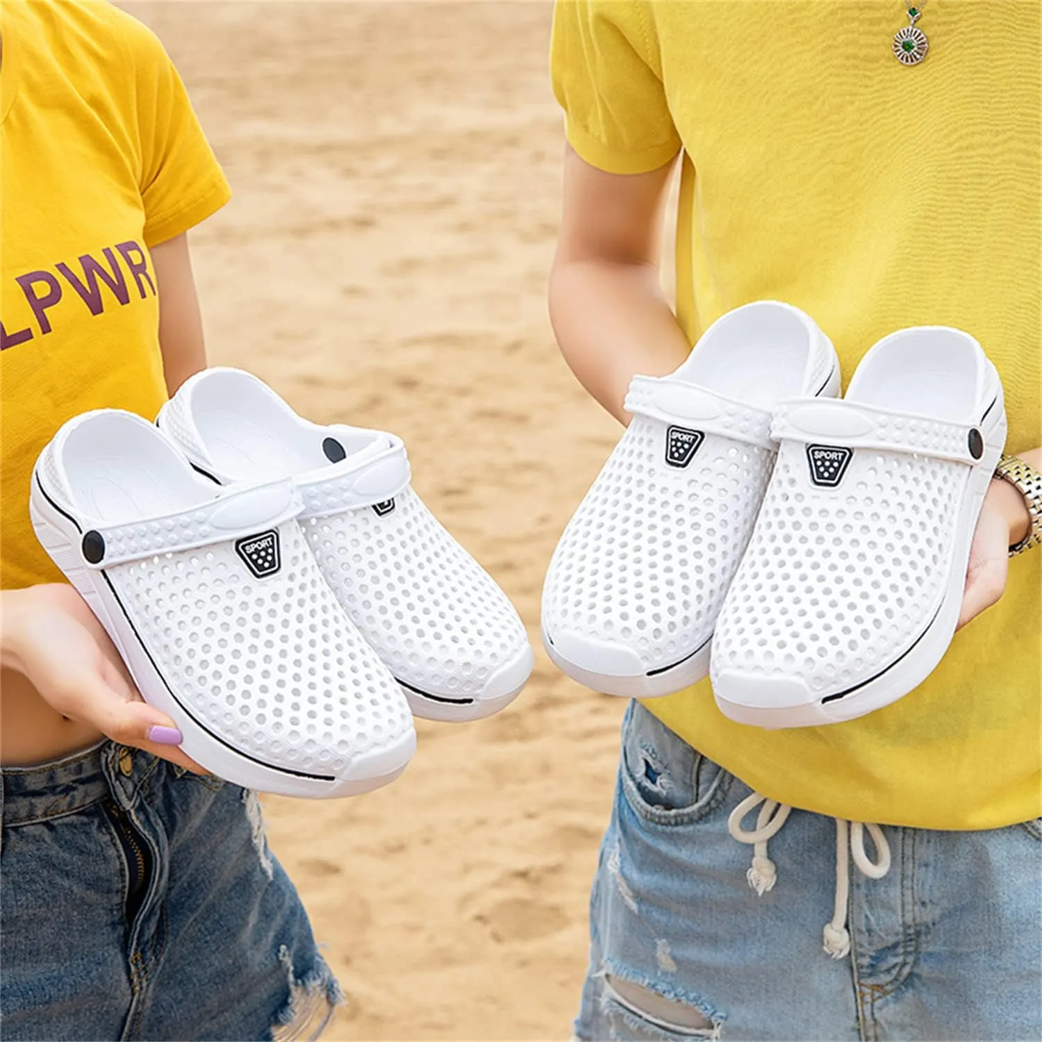DRESER Women's Garden Clogs Breathable Shoes Bathing Shoes Beach Shoes Water Shoes Footwear Slippers Walking Shoes Home Travel Shoes