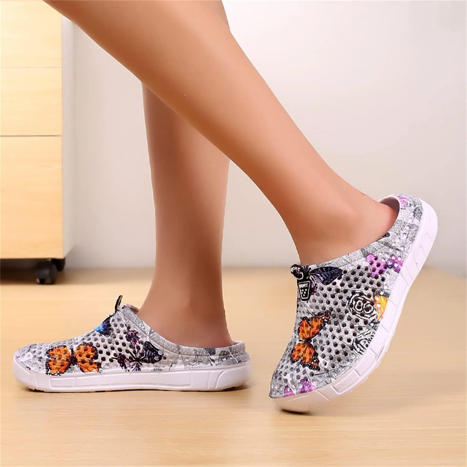 DRESER Women's Garden Clogs Breathable Shoes Bathing Shoes Beach Shoes Water Shoes Footwear Slippers Walking Shoes Home Travel Shoes