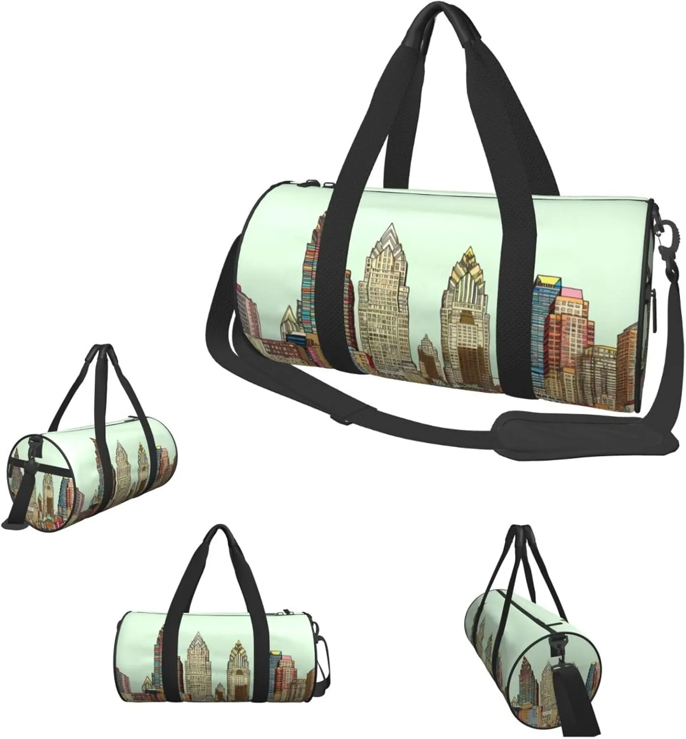 Duffle Bags Austin Texas Gym Bag for Men Women Waterproof Travel Duffle Bags Convertible Carry on Garment Bag for Travel Sports