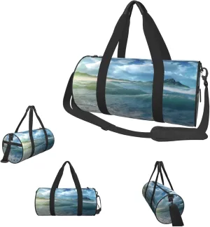 Duffle Bags The Sea Gym Bag for Men Women Waterproof Travel Duffle Bags Convertible Carry on Garment Bag for Travel Sports