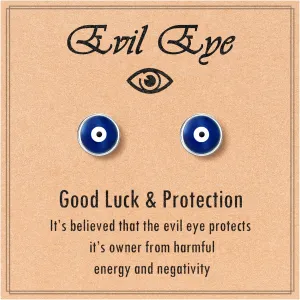 Evil Eye Earrings Jewelry for Women Protection Ojo Turco Turkish Jewelry