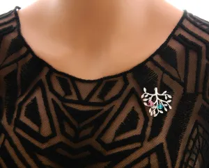 Family Brooch, Christmast Gift for Grandma, Family Tree Birthstone Jewelry, Mother's Brooch, Grandparent Gift, Grandmother Jewelry, Birthstone Jewelry, Personalized Brooch