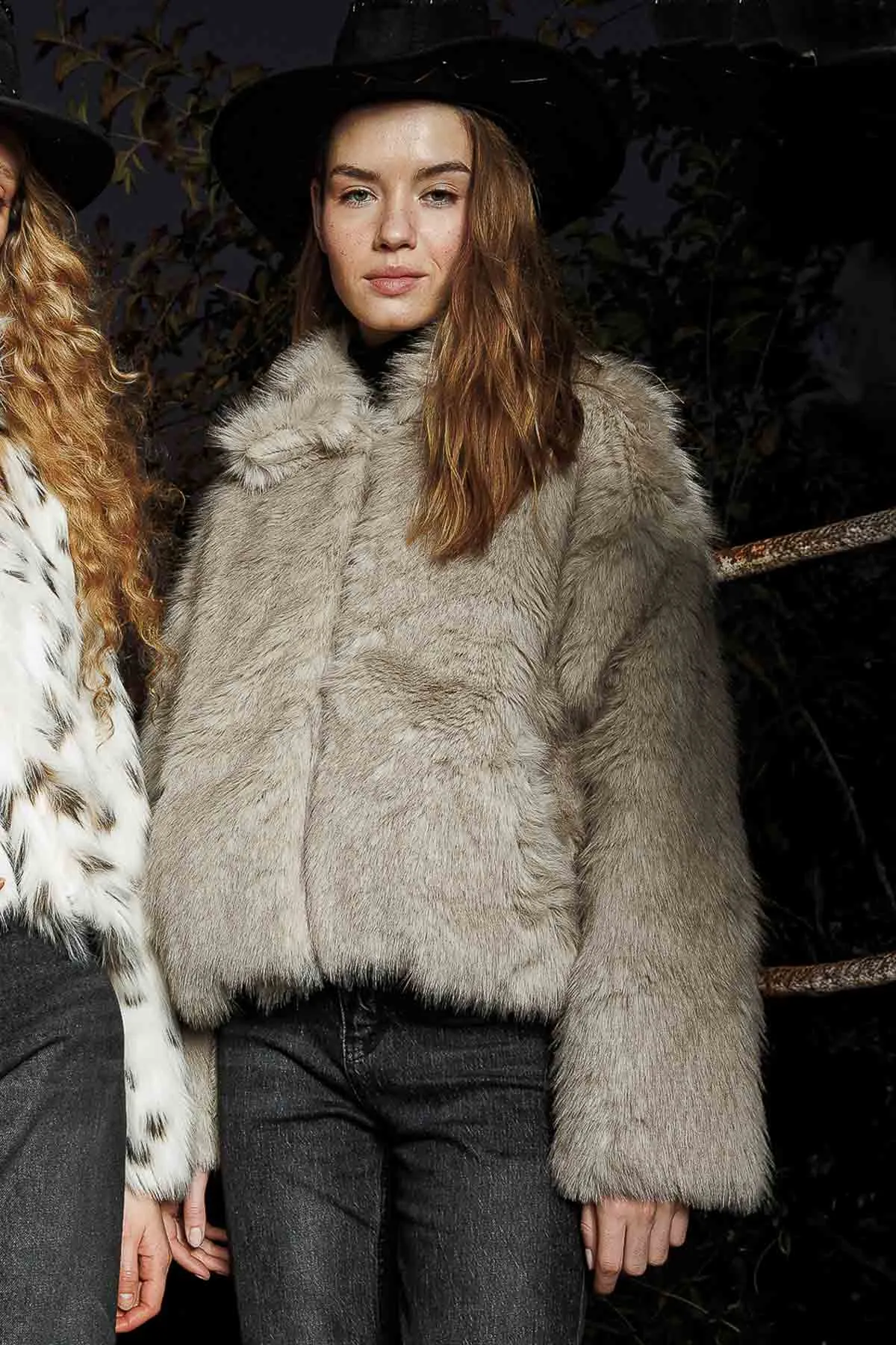 Faux Grey Fur Jacket  Elegance and Comfort Combined
