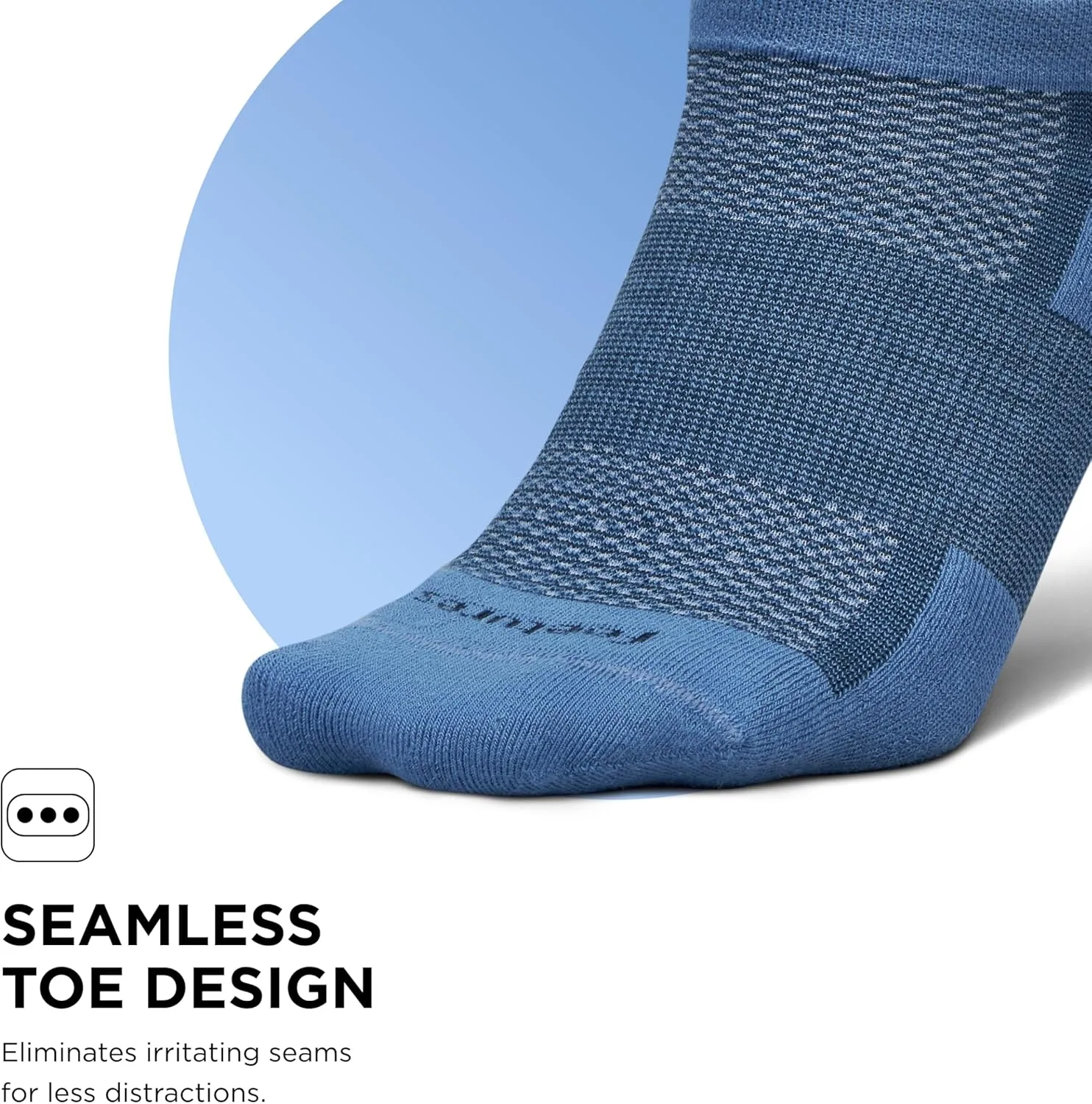 Feetures High Performance Ultra Light Ankle Sock - No Show Socks for Women & Men with Heel Tab