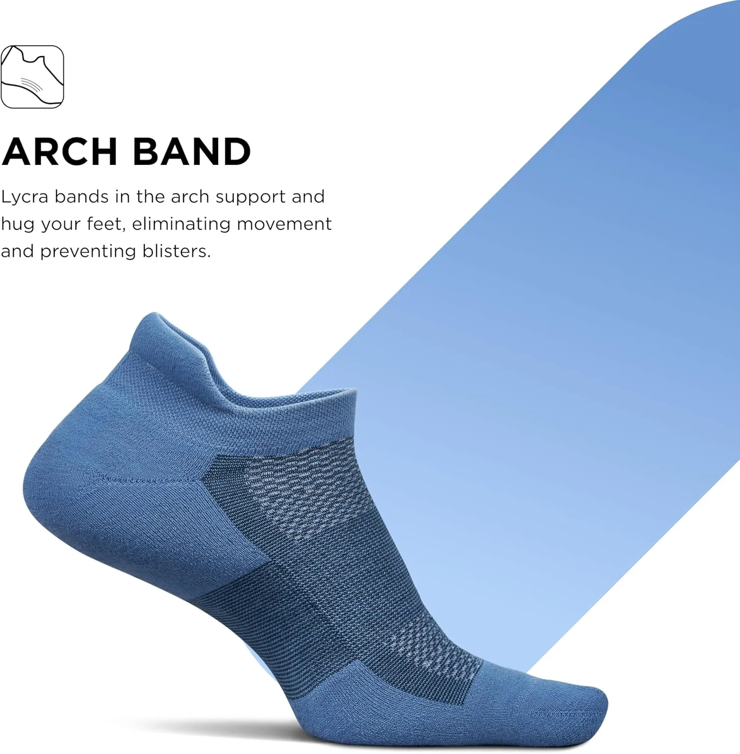 Feetures High Performance Ultra Light Ankle Sock - No Show Socks for Women & Men with Heel Tab