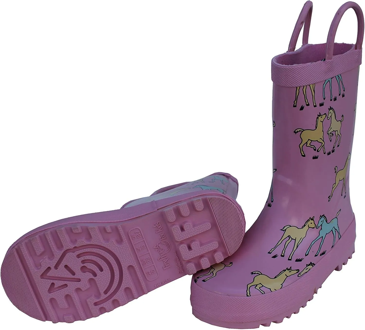 Foxfire for Kids Girls Rubber Rain Boots Toddler Children