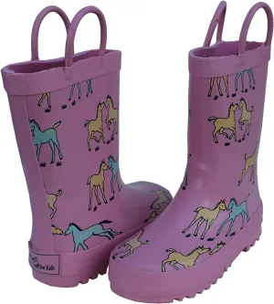 Foxfire for Kids Girls Rubber Rain Boots Toddler Children