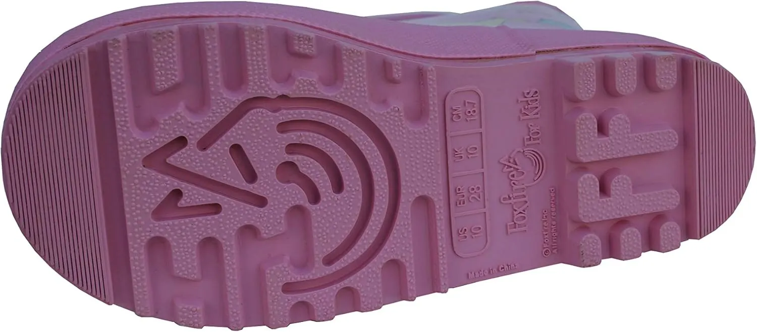 Foxfire for Kids Girls Rubber Rain Boots Toddler Children