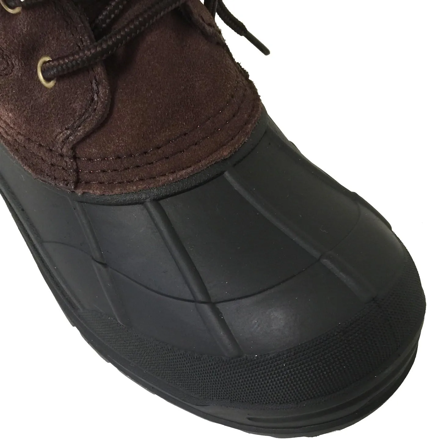 G108SC Men's Winter Boots Hiking 10" Leather Waterproof Thermolite Insulated Cold Weather Warm Snow Shoe, Brown