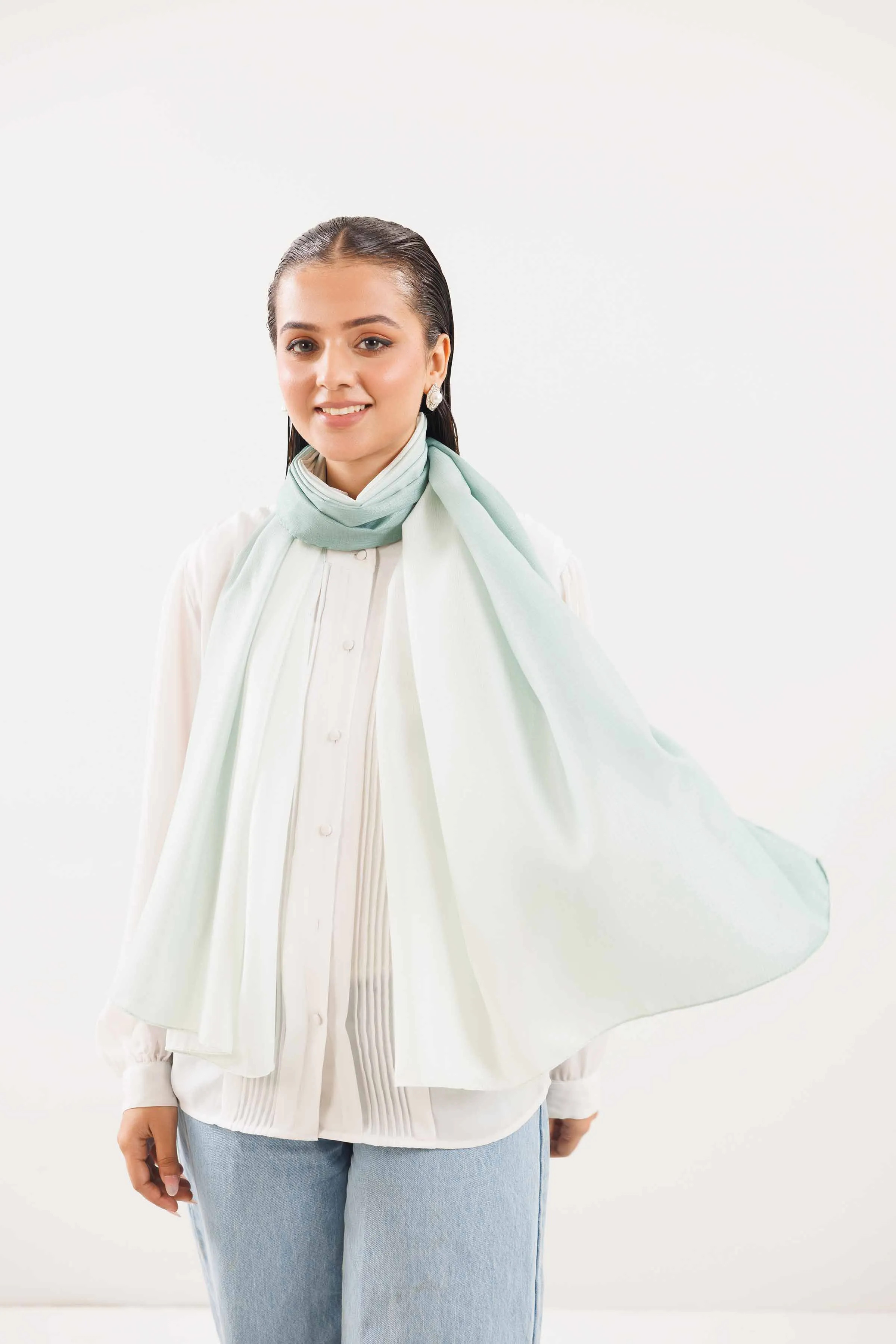 Green Women Shawl - 439442104
