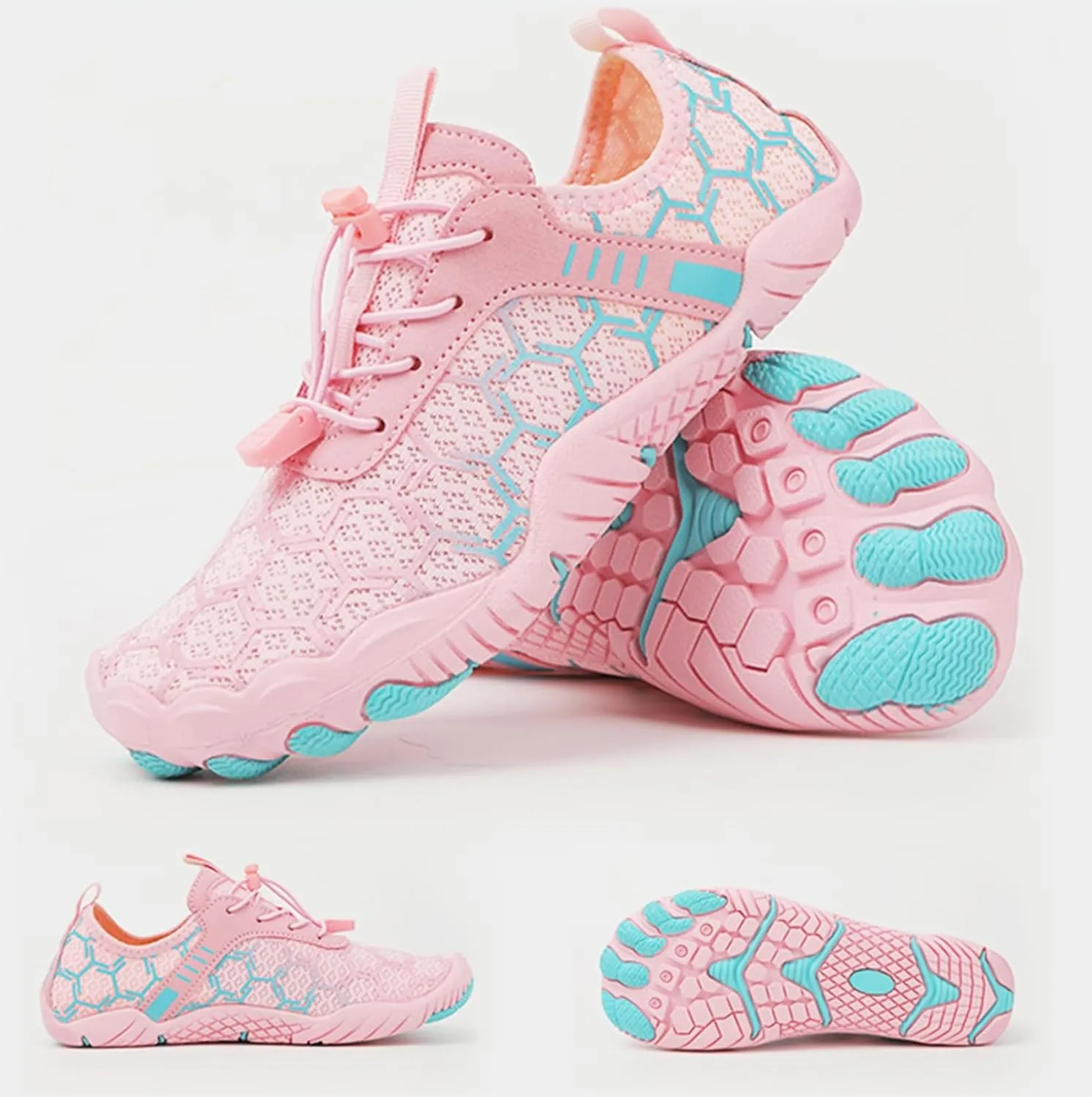 Grounded Footwear Barefoot Shoes Women Men, Hiking Footwear, Non Slip Outdoor Unisex Pro with Wide Toe Box, Breathable Sneakers, Diabetic Water for Beach Surf Walk Yoga