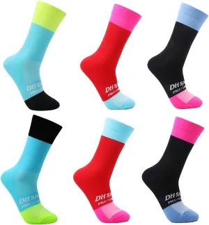 GuaziV Mens Womens Cycling Socks,4-6pcs Running Socks Colourful Athletic Socks Ankle Sport Socks 6-11