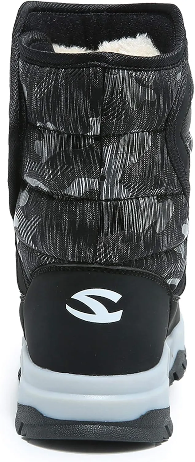 GUBARUN Boys Snow Boots Winter Waterproof Slip Resistant Cold Weather Shoes (Toddler/Little Kid/Big Kid)