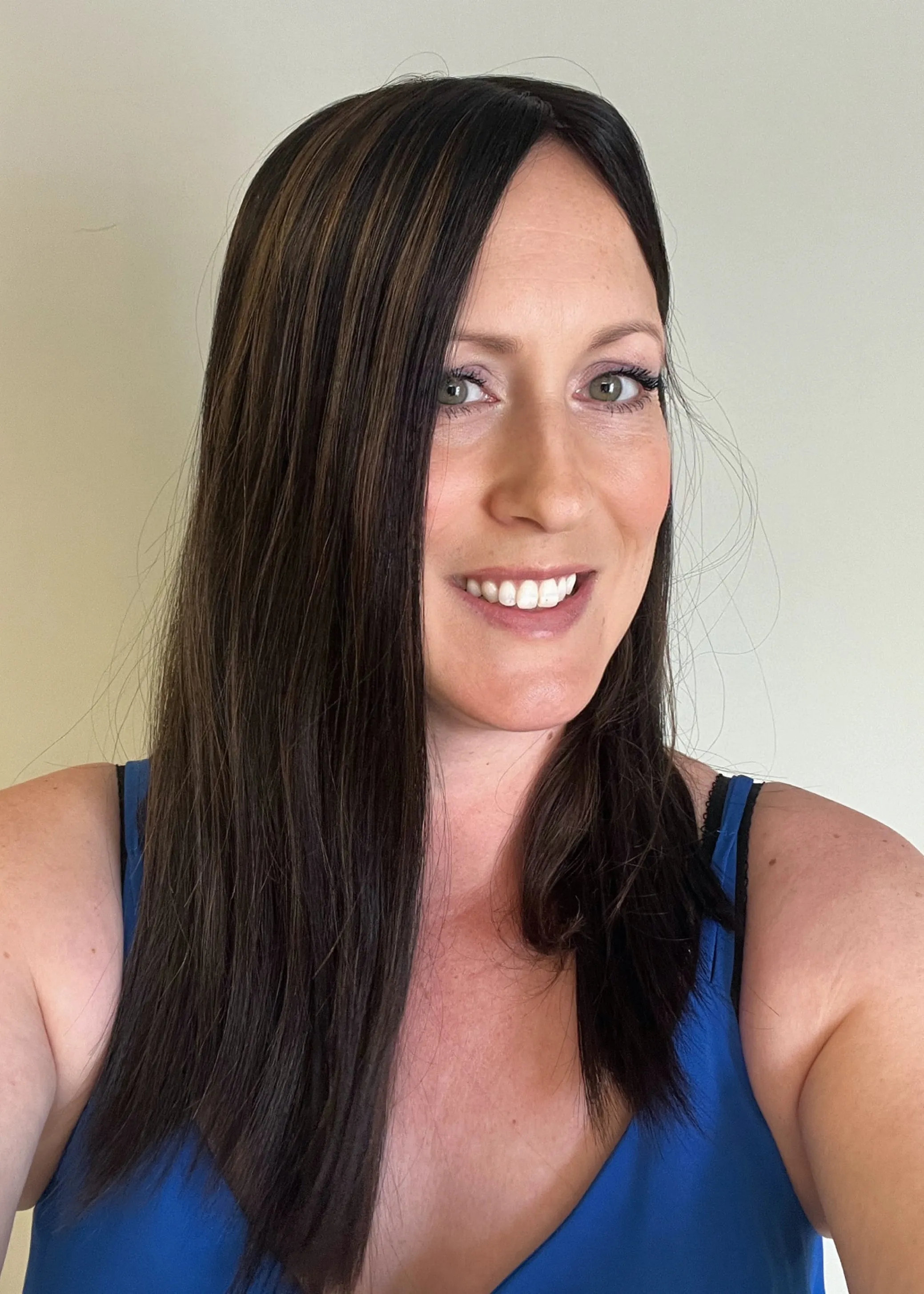 Her Hair My Head | JANEY SUNKISSED | Super Flat topper | 5.5x6" base | Fully hand-tied silk top | 16" length