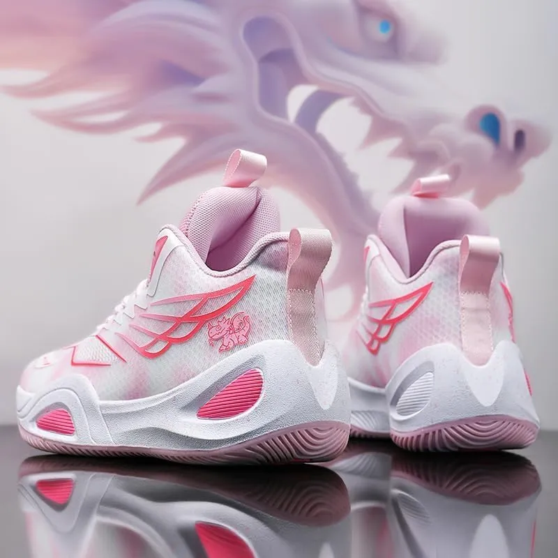 High Top Womens Mens Basketball Shoes Breathable Non Slip Unisex-Adult Outdoor Sneakers Cushioning Workout Shoes for Fitness