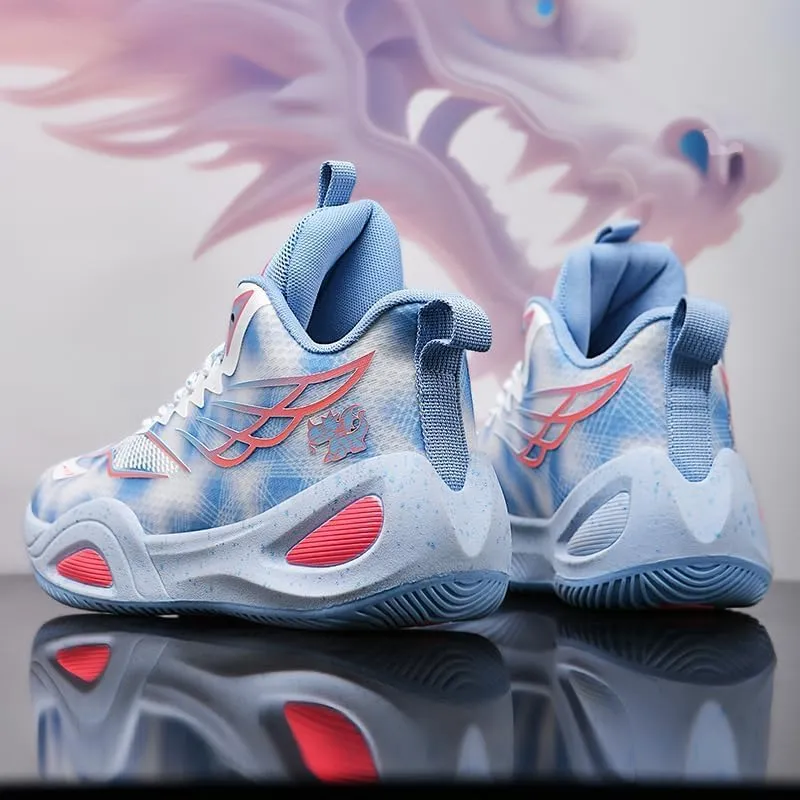 High Top Womens Mens Basketball Shoes Breathable Non Slip Unisex-Adult Outdoor Sneakers Cushioning Workout Shoes for Fitness