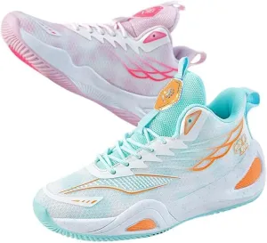High Top Womens Mens Basketball Shoes Breathable Non Slip Unisex-Adult Outdoor Sneakers Cushioning Workout Shoes for Fitness