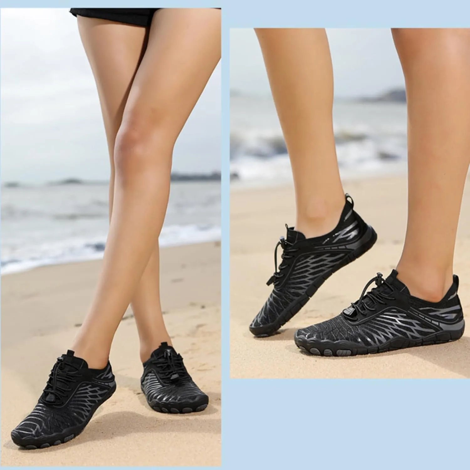 Hike Barefoot Shoes for Women Men Wide Toe Box Pro Footwear Barefoot Shoes Womens Breathable & Non Slip Lightweight Athletic Hiking Walking Shoes
