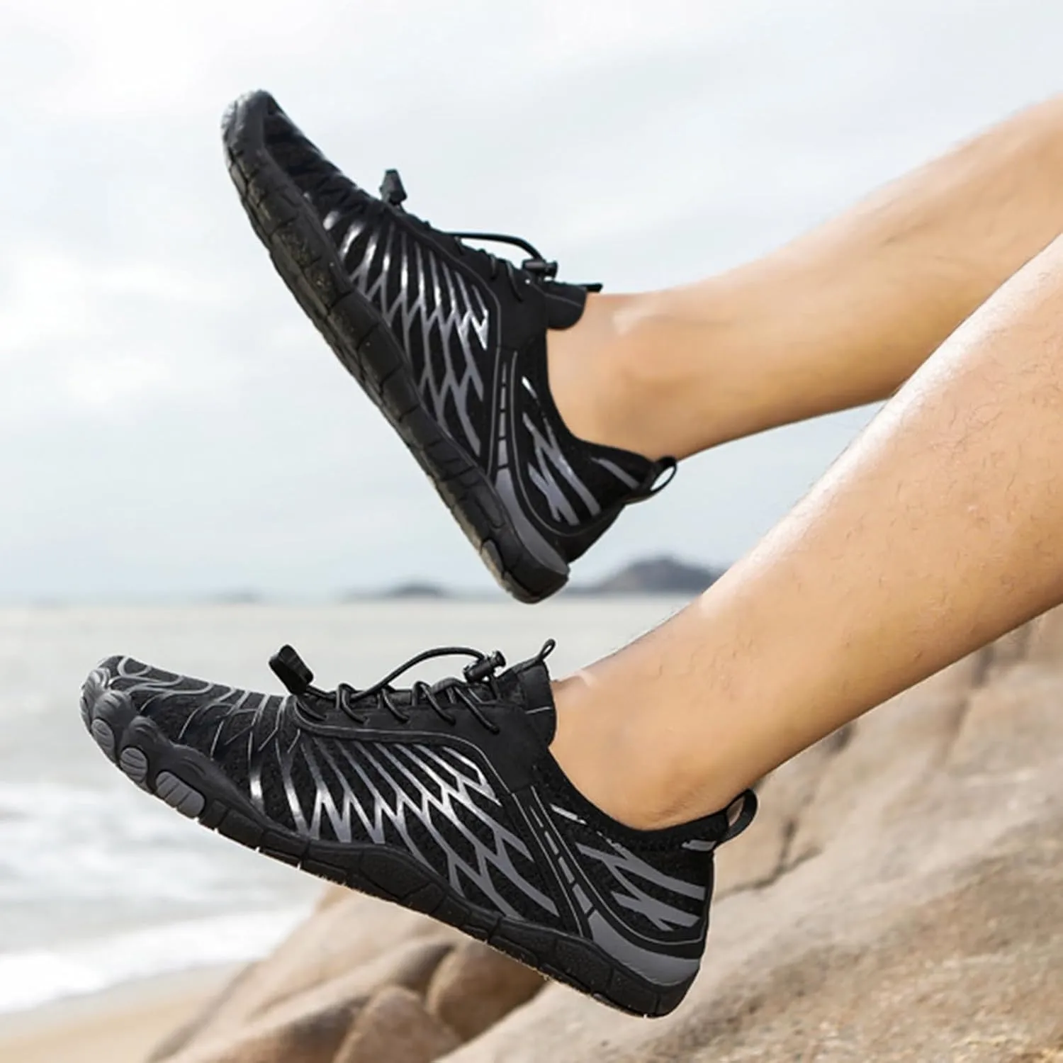 Hike Barefoot Shoes for Women Men Wide Toe Box Pro Footwear Barefoot Shoes Womens Breathable & Non Slip Lightweight Athletic Hiking Walking Shoes