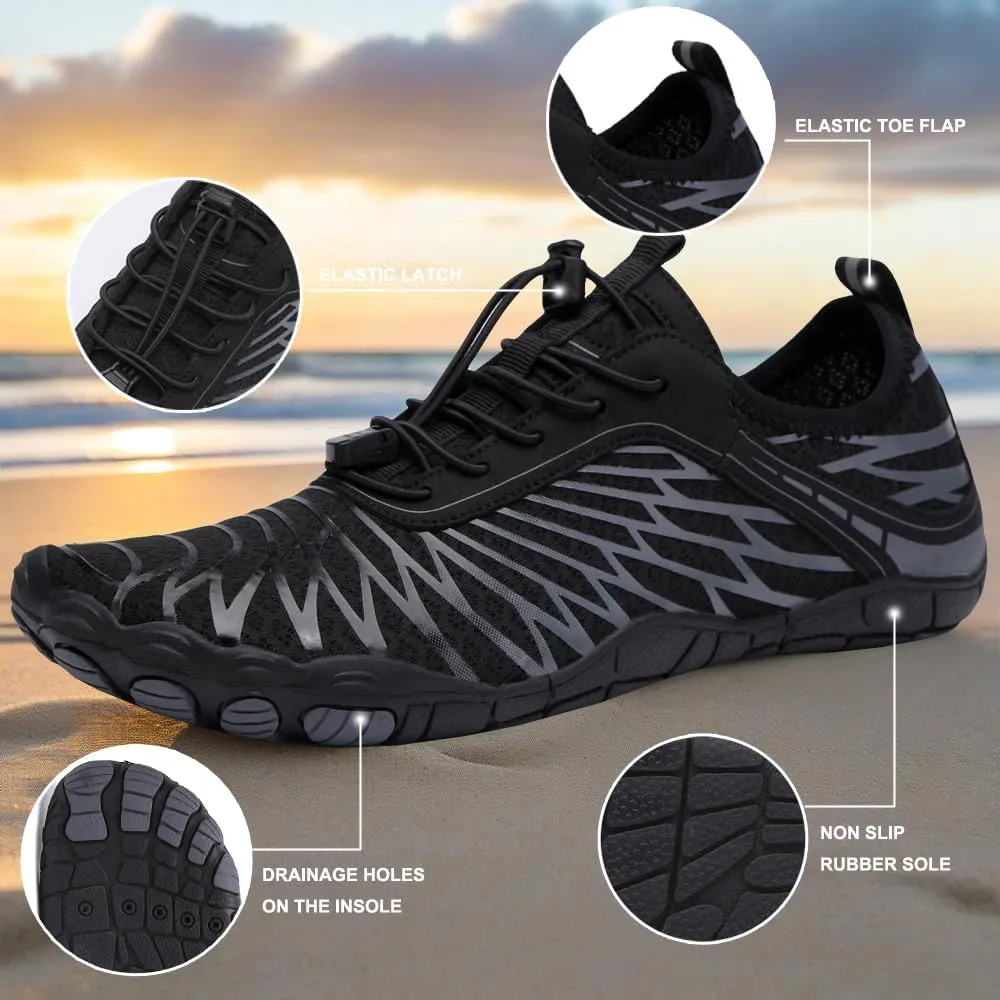 Hike Barefoot Shoes Womens Men,Unisex Barefoot Water Shoes Breathable, Anti-Slip Hiking Footwear for Athletic Wide Toe Shoe Footwear for Hiking, Walking, Running, Yoga, and Water Sports